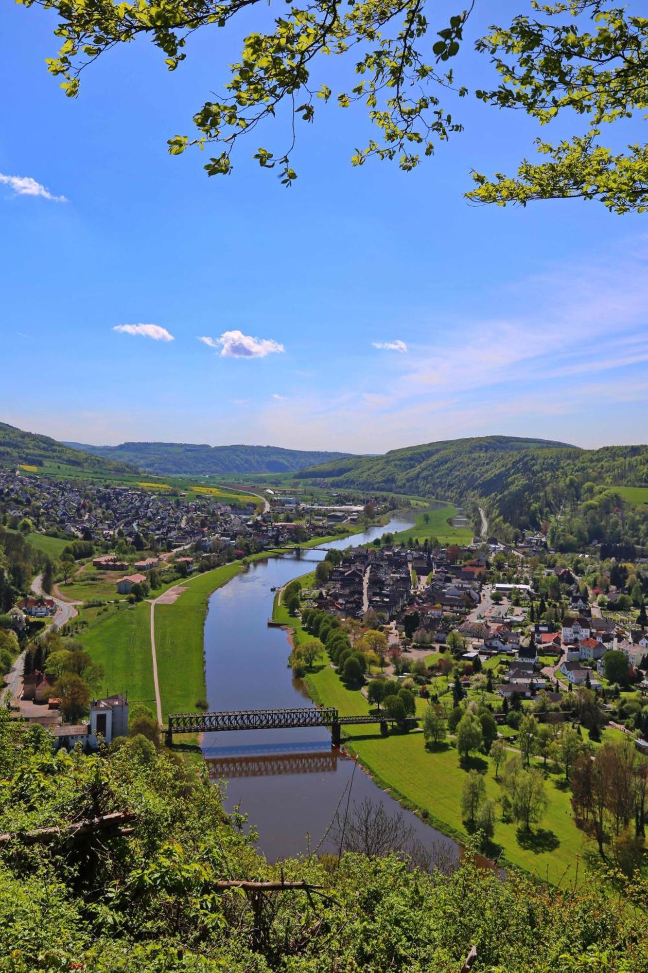 Ferienwohnungen Am Weserstrand Bodenwerder Bagian luar foto