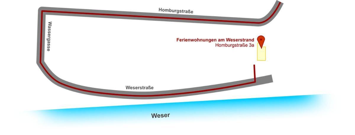 Ferienwohnungen Am Weserstrand Bodenwerder Bagian luar foto